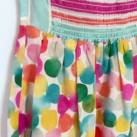 HUTCH Silk Sweetheart Strapless Mini Dress Watercolor Print Size XS Fits 0 $295 - Picture 8 of 8